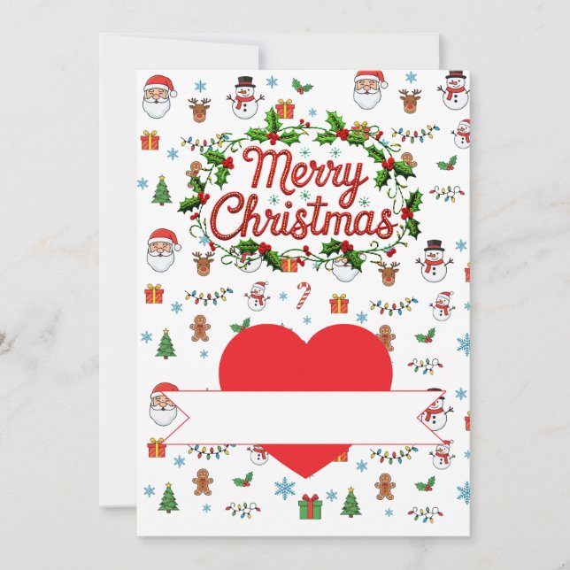 Merry Christmas Holiday Card (Front)