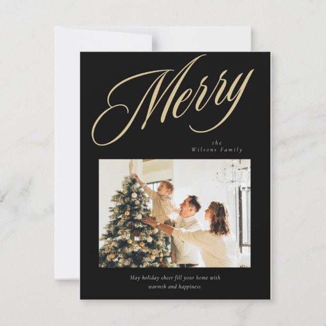 Merry Christmas Holiday Card (Front)