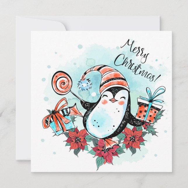 Merry Christmas  Holiday Card (Front)