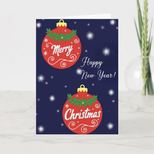 Merry Christmas Holiday Card