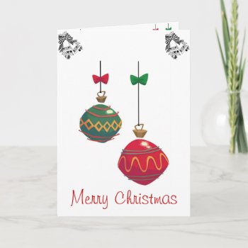 Merry Christmas Holiday Card by Honeysuckle_Sweet at Zazzle