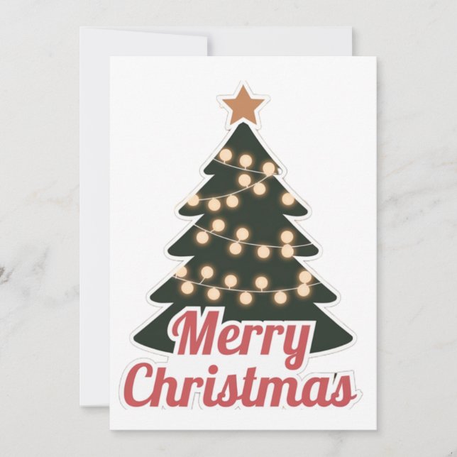 Merry Christmas Holiday Cards: Joyful New Model (Front)