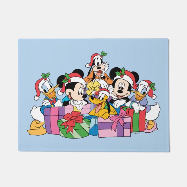 Merry Christmas | Holiday Cheer Group Doormat (Front)