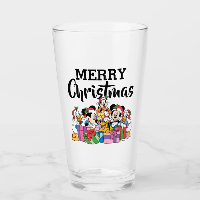 Merry Christmas | Holiday Cheer Group Glass (Front)