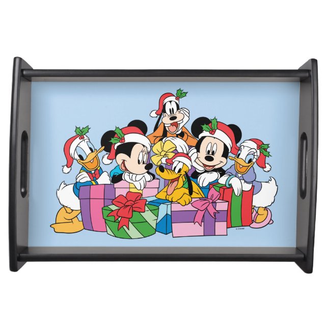 Merry Christmas | Holiday Cheer Group Serving Tray (Front)