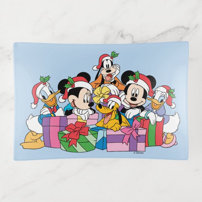 Merry Christmas | Holiday Cheer Group Trinket Tray (Front)