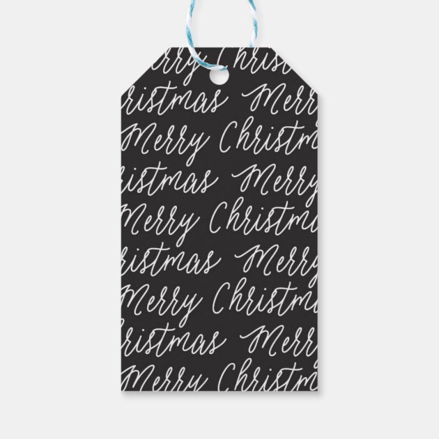 MERRY CHRISTMAS Holiday Christmas Gift Tags