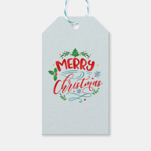 Merry Christmas Holiday Gift Tags
