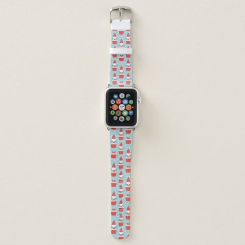 Merry Christmas Holiday Gnome Apple Watch Band