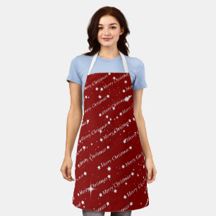 Merry Christmas, holiday greetings, Apron