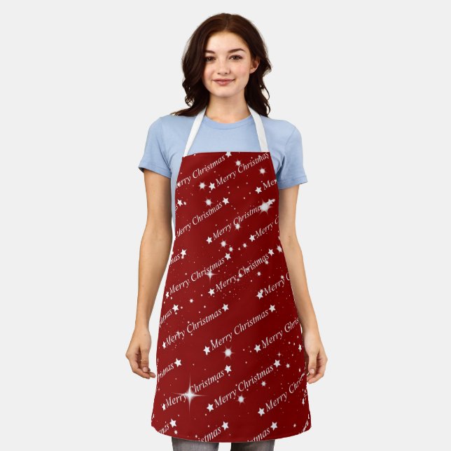 Merry Christmas, holiday greetings, Apron (Worn)