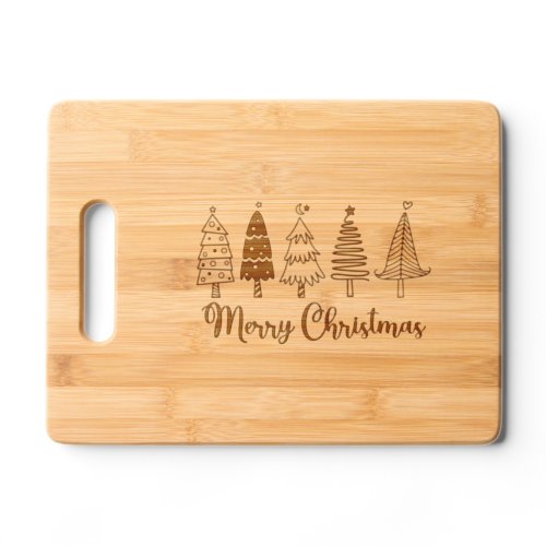 Merry Christmas Holiday Housewarming Friend Gift  Cutting Board