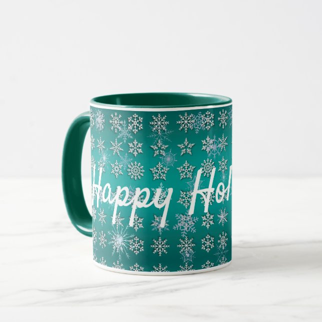 Merry Christmas Holiday Mug (Front Left)