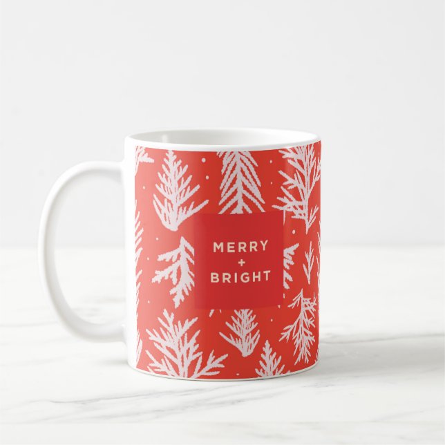 Merry Christmas Holiday Mug - Cute & Modern Gift I (Left)