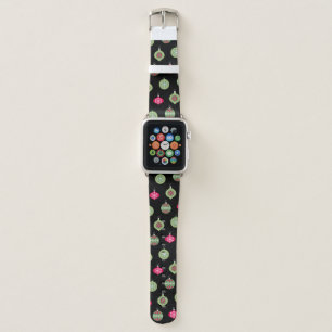 Merry Christmas Holiday Pattern Apple Watch Band