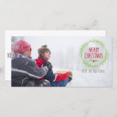 Merry Christmas Holiday Photocard (Front/Back)