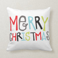 Merry Christmas | Holiday Pillow