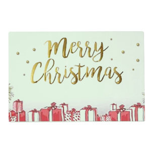 “Merry Christmas” Holiday Placemat