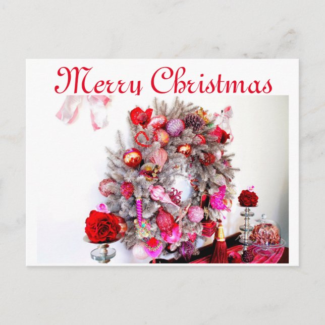 Merry Christmas Holiday Postcard (Front)
