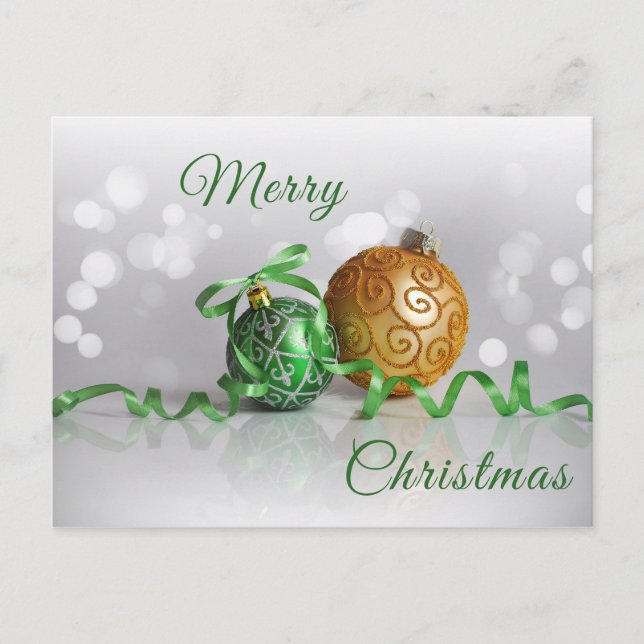 Merry Christmas Holiday Postcard (Front)