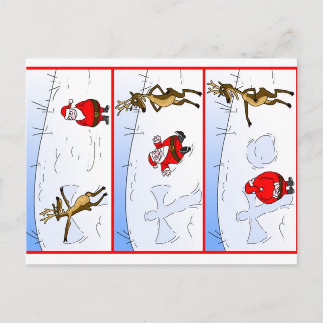 Merry Christmas !! Holiday Postcard (Front)