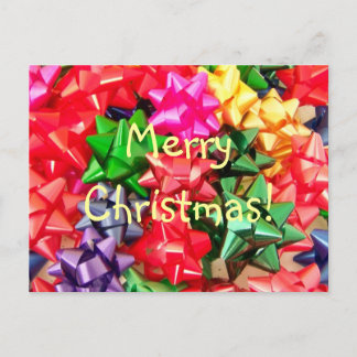 Merry Christmas Holiday Postcard