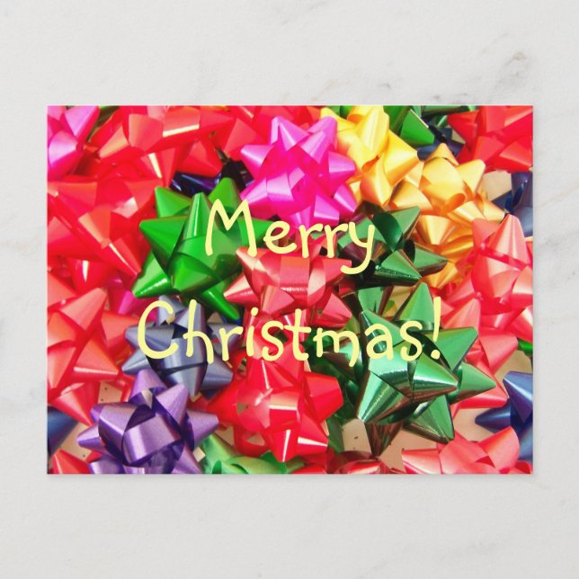 Merry Christmas Holiday Postcard (Front)