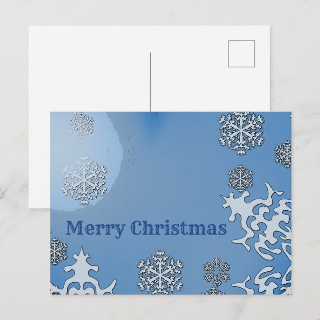 Merry Christmas Holiday Postcard (Front/Back)