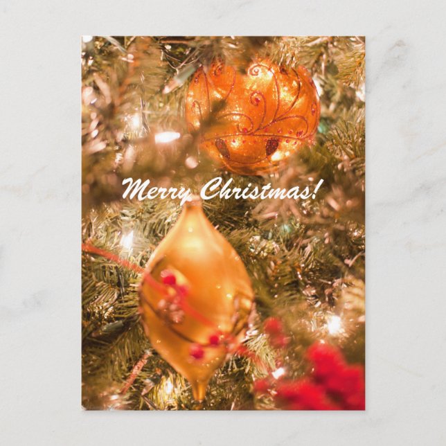 Merry Christmas! Holiday Postcard (Front)