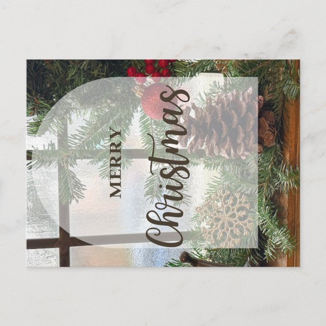 MERRY CHRISTMAS HOLIDAY POSTCARD (Front)