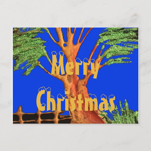 Merry Christmas Holiday Postcard (Front)