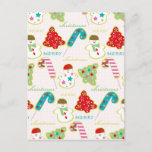 Merry Christmas Holiday Postcard