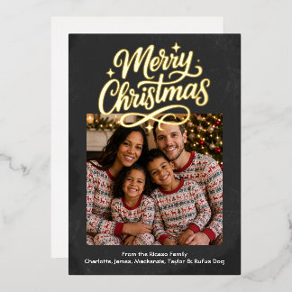 Merry Christmas Holiday Season Scroll Typography
