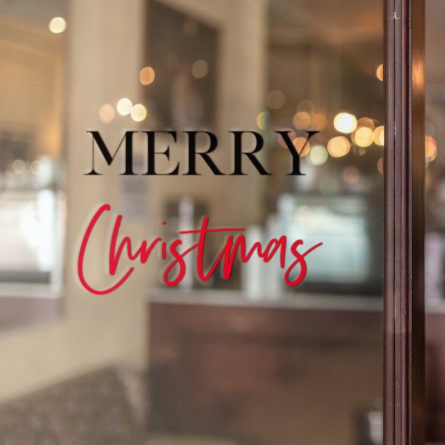 Merry Christmas | Holiday Window Cling (Creator Uploaded)