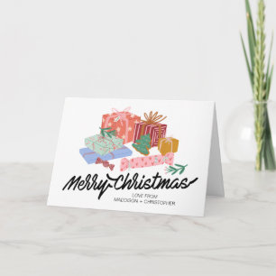 Merry Christmas Holiday Wishes For Family Friends Card