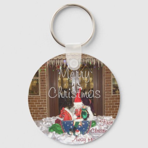 Merry Christmas holidays away from home Inspired A Keychain