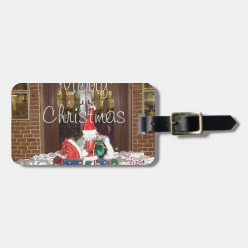 Merry Christmas holidays away from home Inspired A Luggage Tag