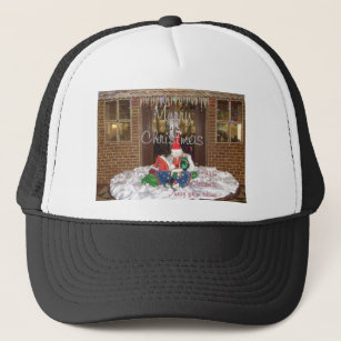 Merry Christmas holidays away from home Inspired A Trucker Hat