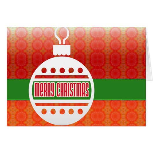 Merry Christmas Holidays Card (Front Horizontal)