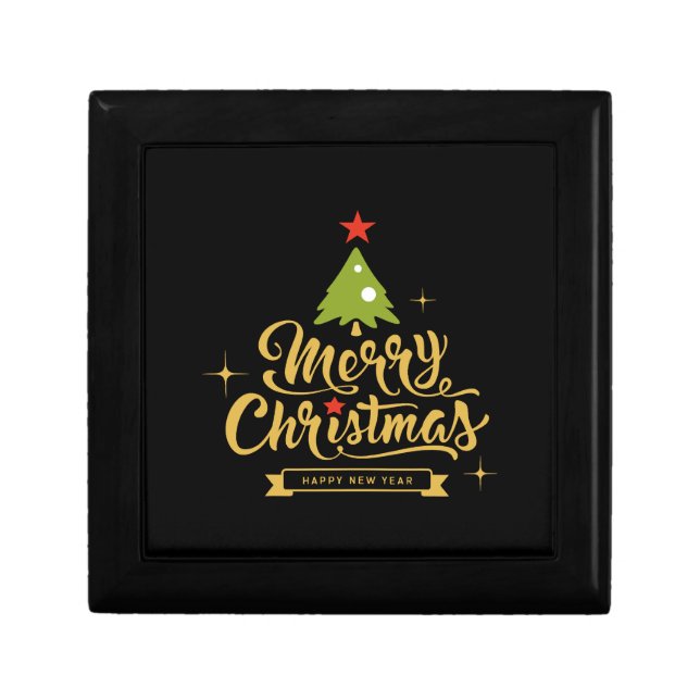 Merry Christmas Holidays Gift Box (Front)