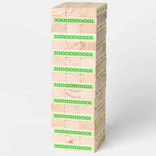 Merry Christmas Holly Custom Topple Tower