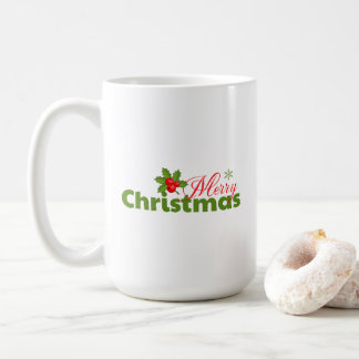 Merry Christmas Holly Mug