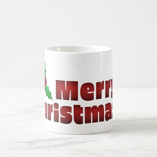 Merry Christmas Home Decor Coffee Mug (Center)