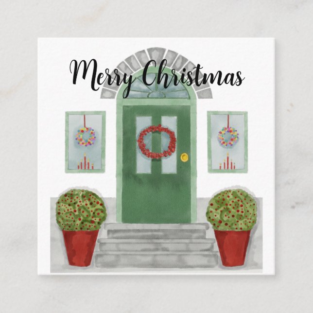 Merry Christmas home Enclosure Card (Front)