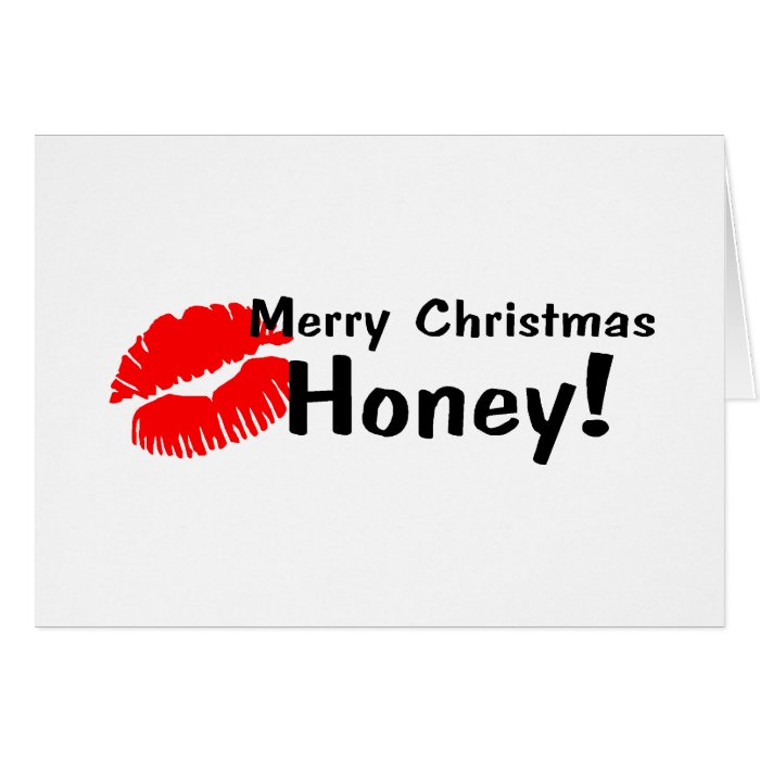 Merry Christmas Honey Card