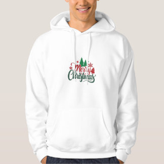 Merry Christmas Hoodie – Festive Holiday Tree