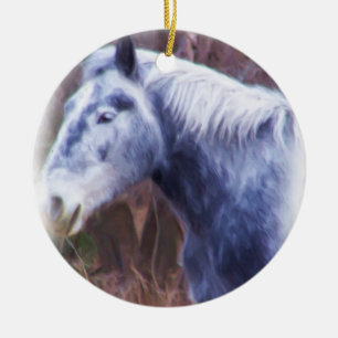 Merry Christmas Horse ornament