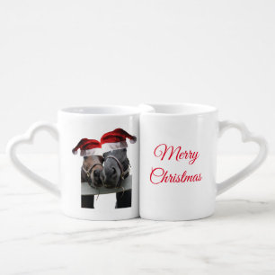 Merry Christmas Horses Coffee Mug Set