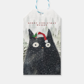 Merry Christmas human cat gift tags