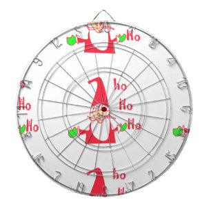 Merry Christmas Humorous Santa Mouse Unique FestiV Dartboard